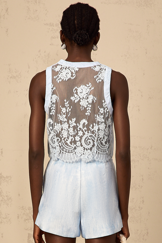 Abbie Light Blue Faded Effect Matching Set