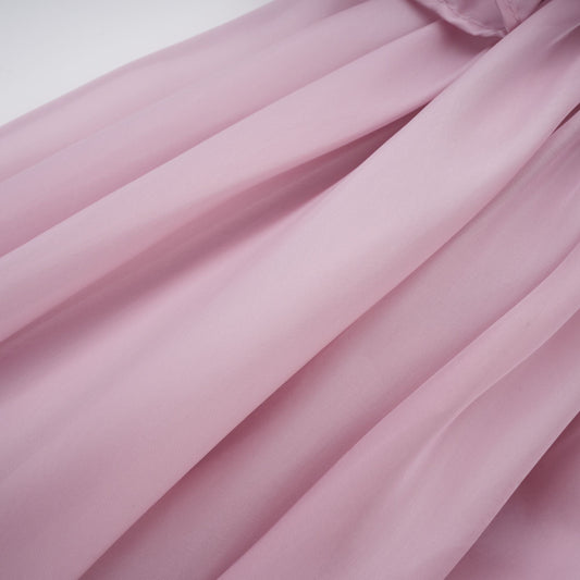 Brooklyn Pink Glossy Bubble Hem Mini Dress