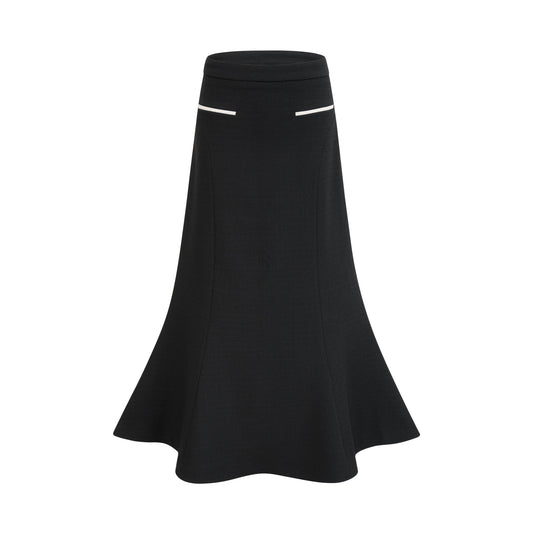 Odile black jacket & skirt matching set