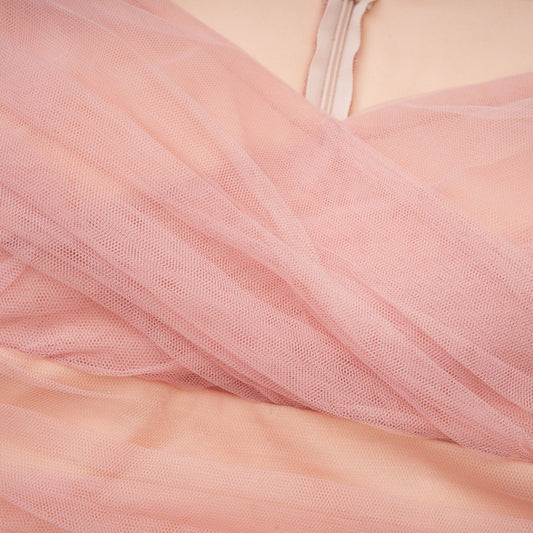 Solène Pink Tiered Maxi Dress